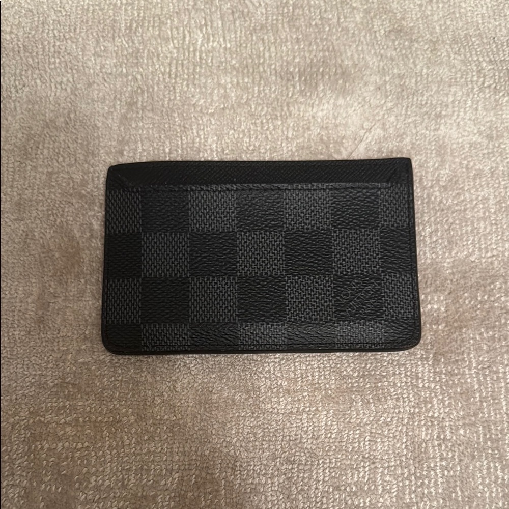 Louis Vuitton Checkered Black Card Holder